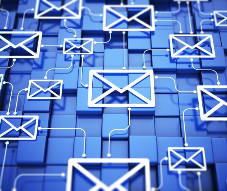 Bandeja de correo empresarial protegida con Kaspersky