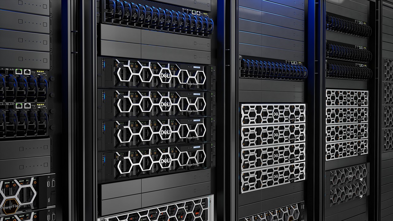 Servidor Dell PowerEdge en rack — UltranetXXI